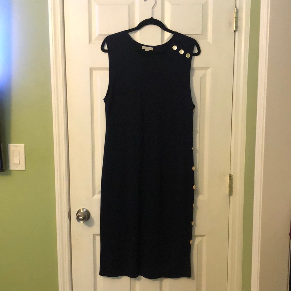 Sexy navy blue Bodycon dress